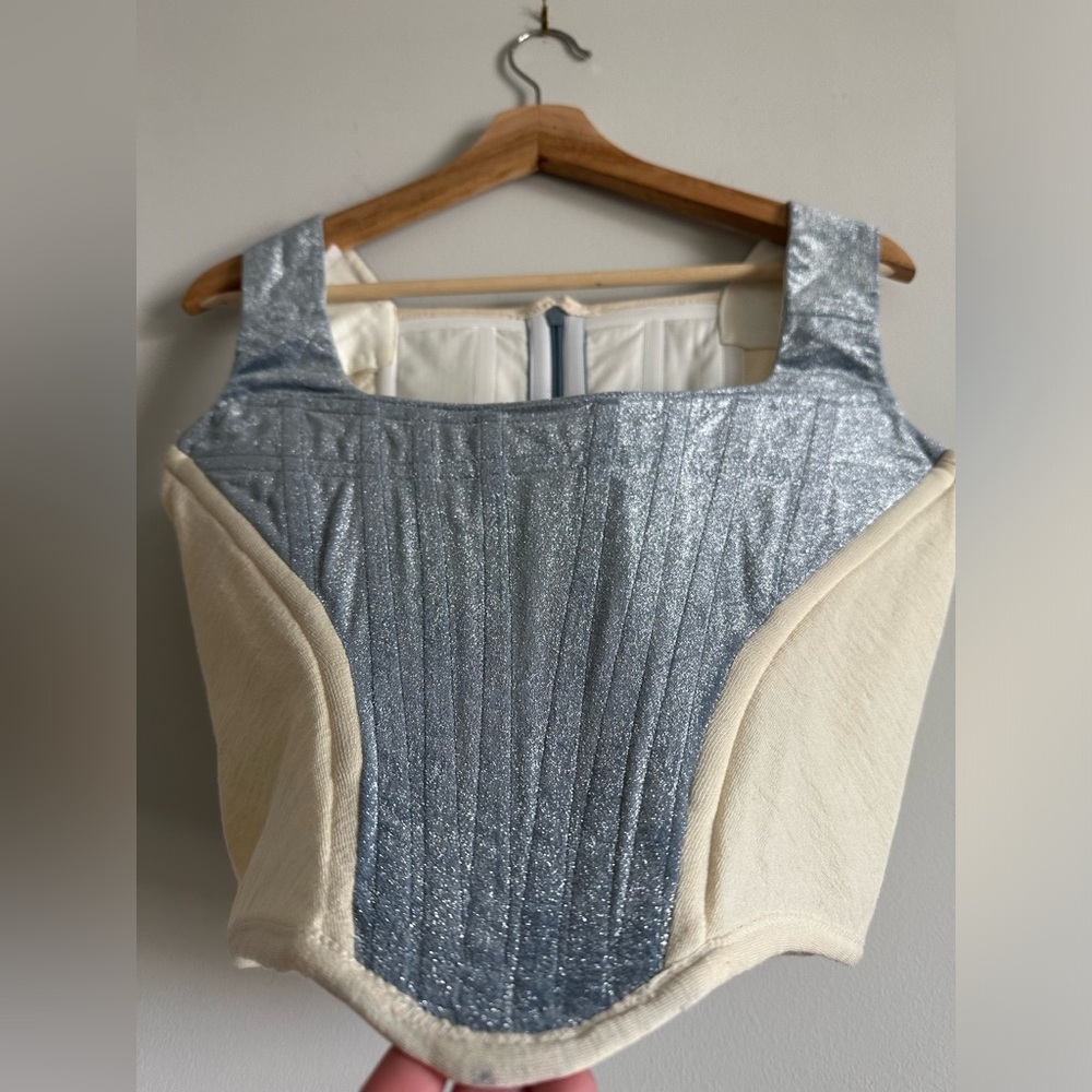 Vivienne Westwood Corset Vintage 1987 Documented Blue Metallic Archival Designer - Picture 11 of 14